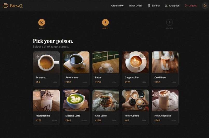 BrewQ: Smart Cafe Ordering & Barista Management Platform – screenshot 5