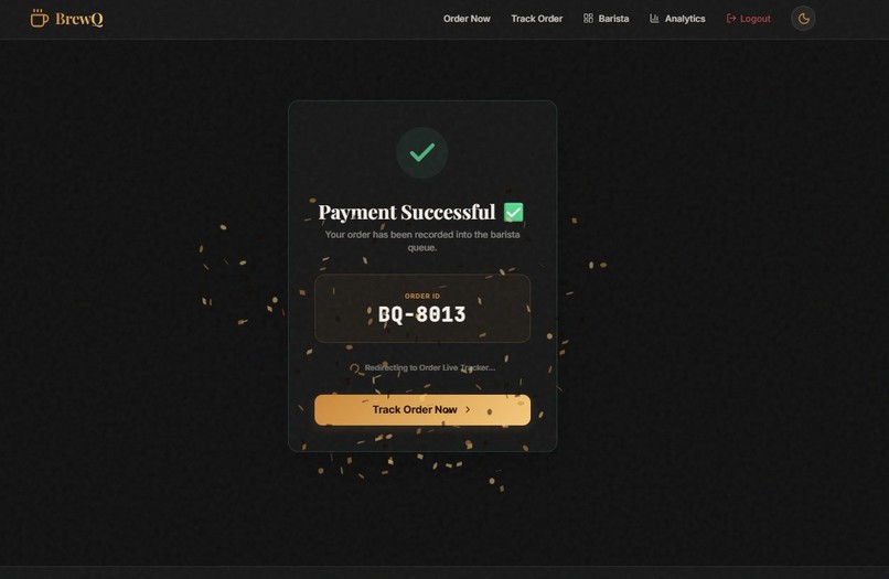 BrewQ: Smart Cafe Ordering & Barista Management Platform – screenshot 10