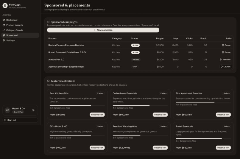 VowCart: AI-Powered Universal Wedding Registry – screenshot 11