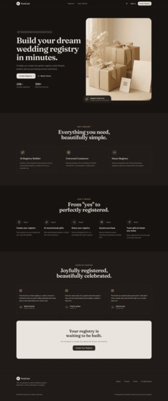 VowCart: AI-Powered Universal Wedding Registry – screenshot 2