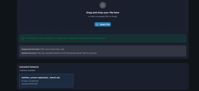 Ask Data Ai – screenshot 5