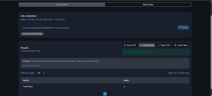 Ask Data Ai – screenshot 6