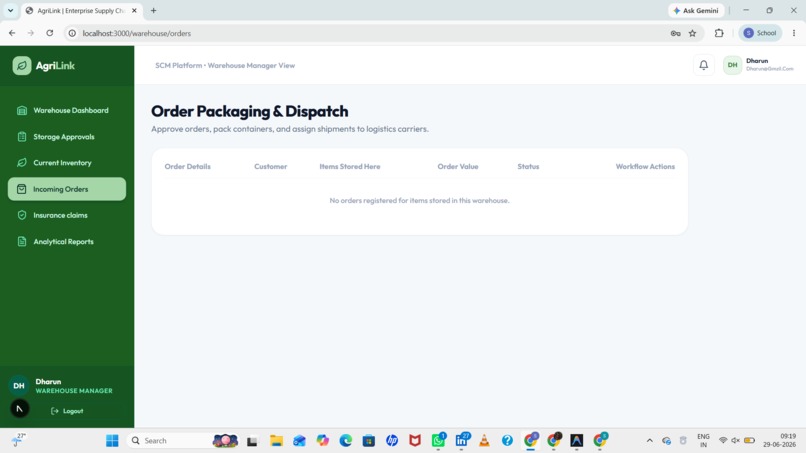 AgriLink - Smart Agricultural Supply Chain Management System – screenshot 3
