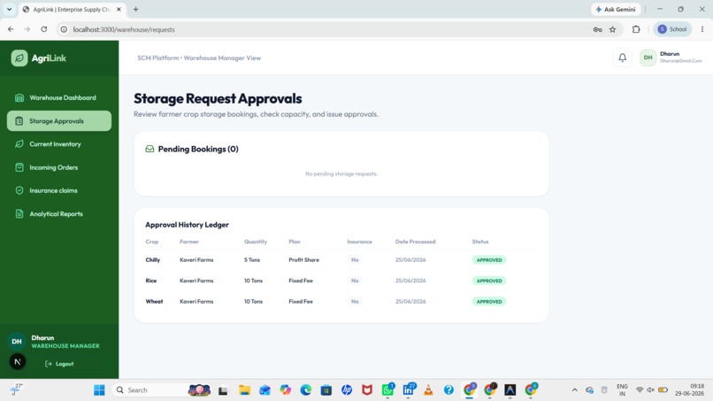 AgriLink - Smart Agricultural Supply Chain Management System – screenshot 5