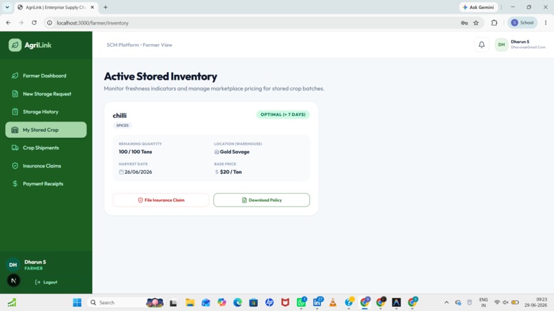 AgriLink - Smart Agricultural Supply Chain Management System – screenshot 9