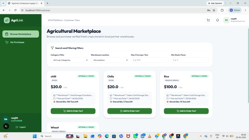 AgriLink - Smart Agricultural Supply Chain Management System – screenshot 13