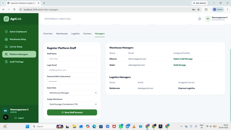 AgriLink - Smart Agricultural Supply Chain Management System – screenshot 16
