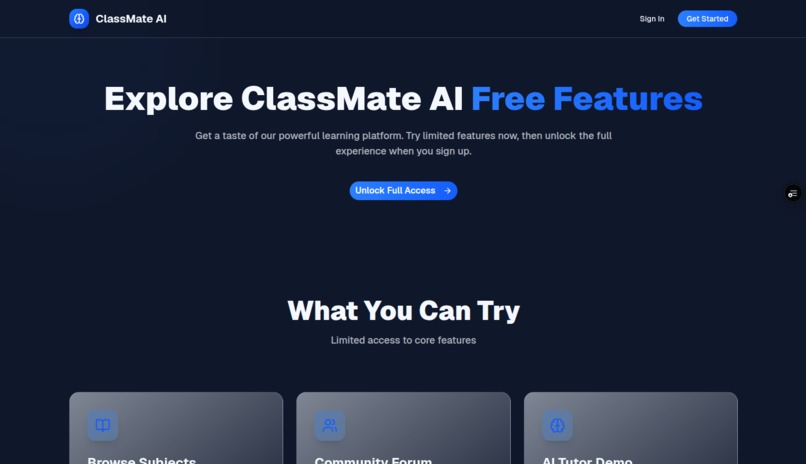 ClassMate AI – screenshot 1