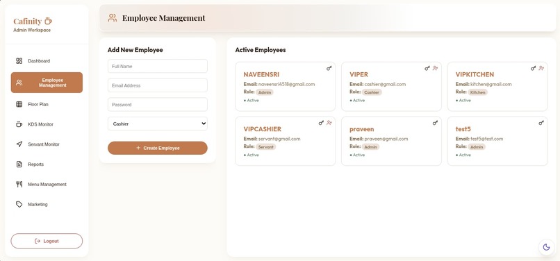 Cafinity – screenshot 3