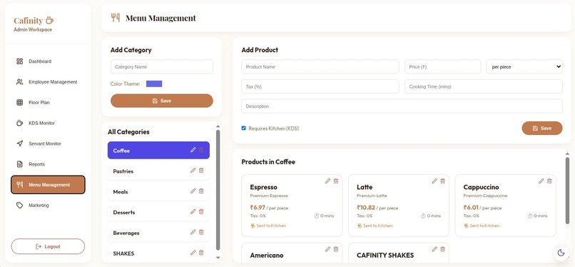 Cafinity – screenshot 7