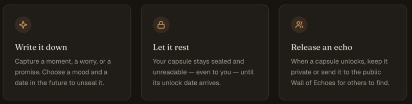 Echoes — Time Capsules for the Soul – screenshot 2