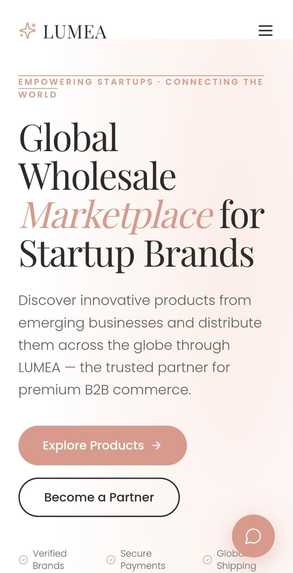 LUMEA COSMETICS MARKETING – screenshot 1
