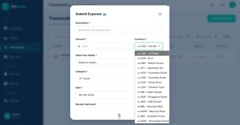 Global Multi-Currency Corporate Finance Platform – screenshot 10