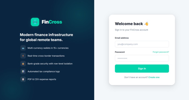 Global Multi-Currency Corporate Finance Platform – screenshot 14
