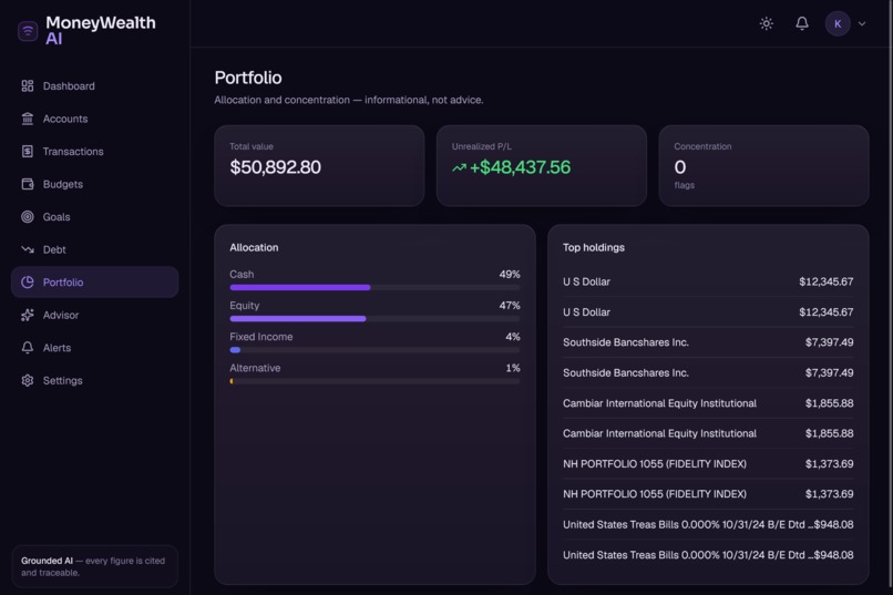 MoneyWealth AI – screenshot 7