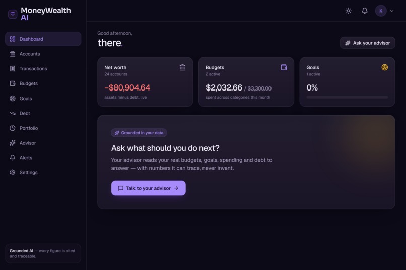 MoneyWealth AI – screenshot 1