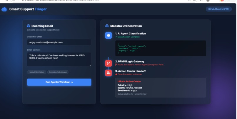 Smart Support Triager – screenshot 1
