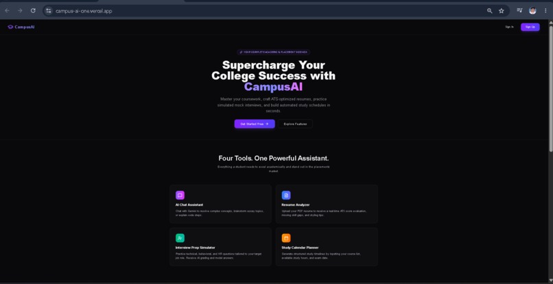 CampusAI – screenshot 1