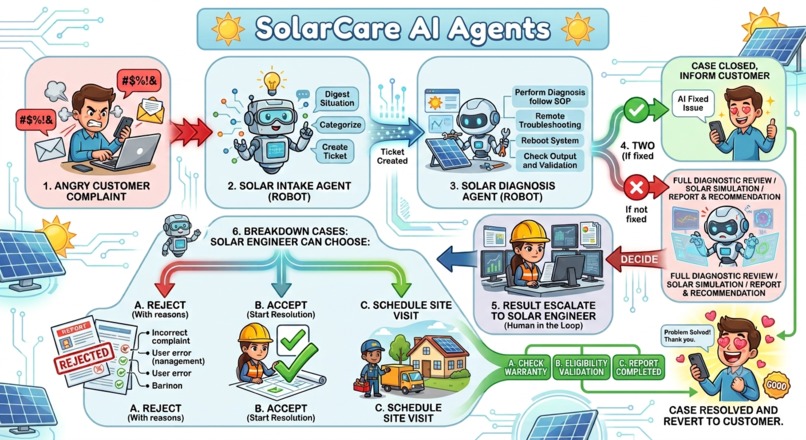 SolarCare AI Agents - Post Installation Support & Resolution – screenshot 3