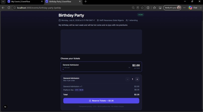 EventFlow – screenshot 8