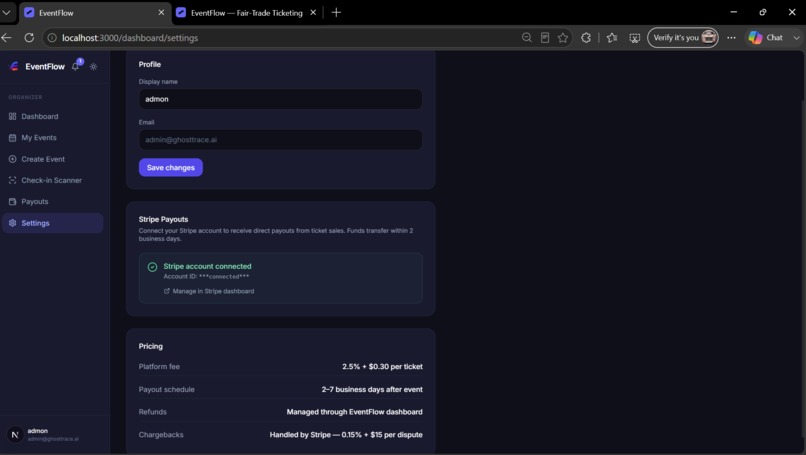 EventFlow – screenshot 9