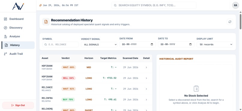 Arthvest — AI Investment Research on Aurora & Vercel – screenshot 4