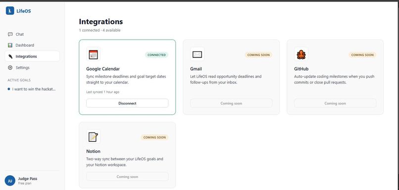 LifeOS – screenshot 3