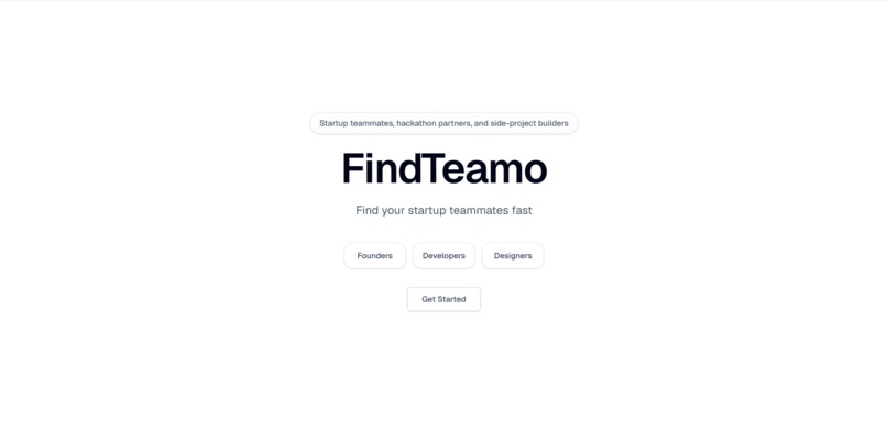 FindTeamo – screenshot 1