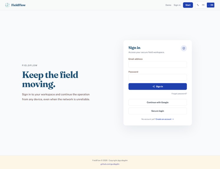 FieldFlow – screenshot 2