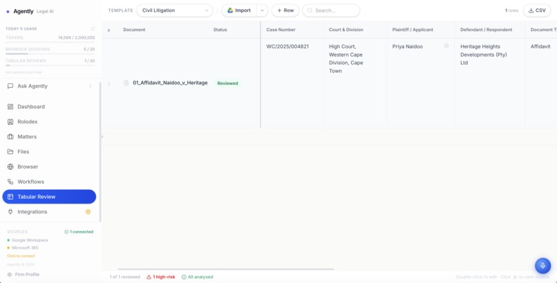 Agently – screenshot 2