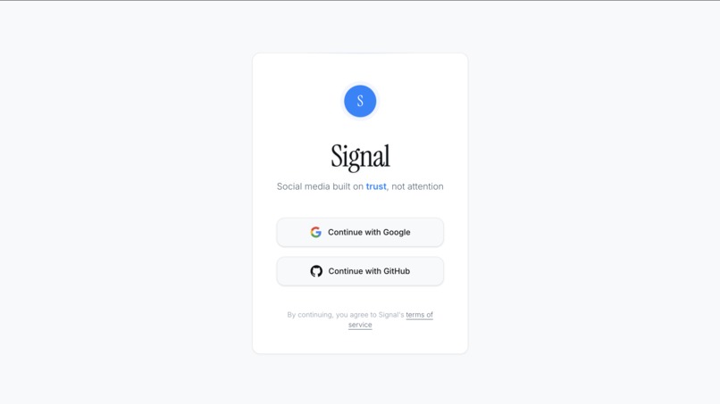 Signal – screenshot 1