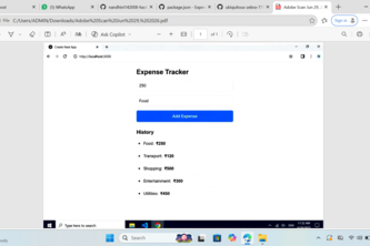 Expense Tracker App
