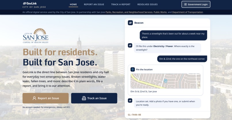 GovLink – screenshot 2