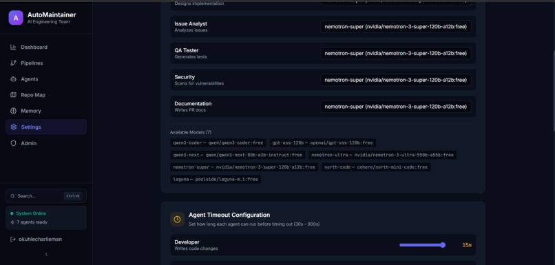 AutoMaintainer – screenshot 2