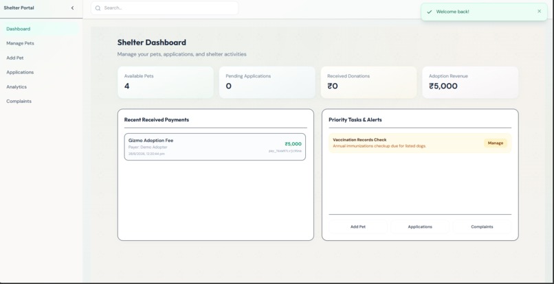 Pet Adoption Portal – screenshot 6