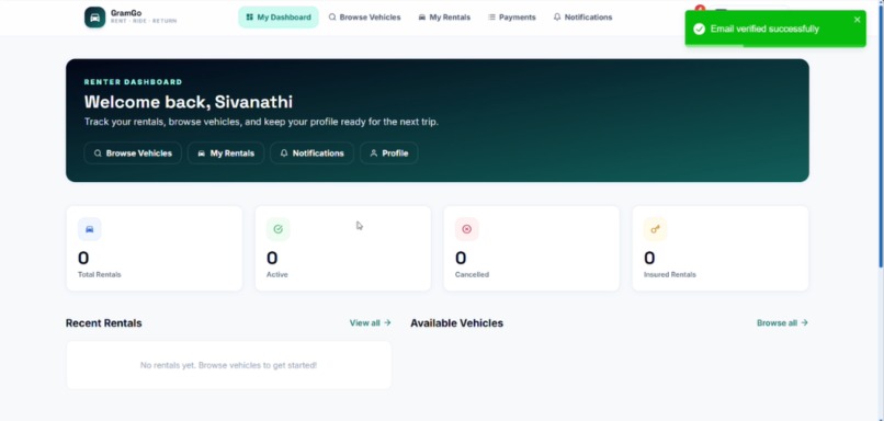 Smart Vehicle rental service – screenshot 8