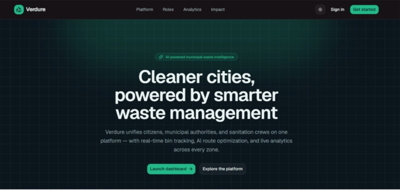 AI INTEGRATED SMART WASTE MANAGEMENT SYSTEM – screenshot 1