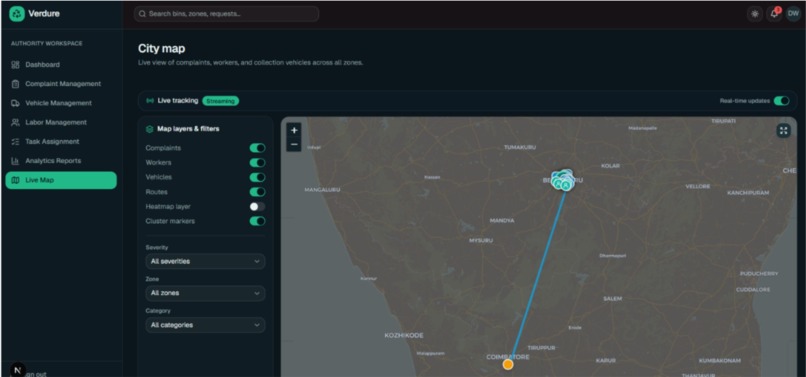 AI INTEGRATED SMART WASTE MANAGEMENT SYSTEM – screenshot 3
