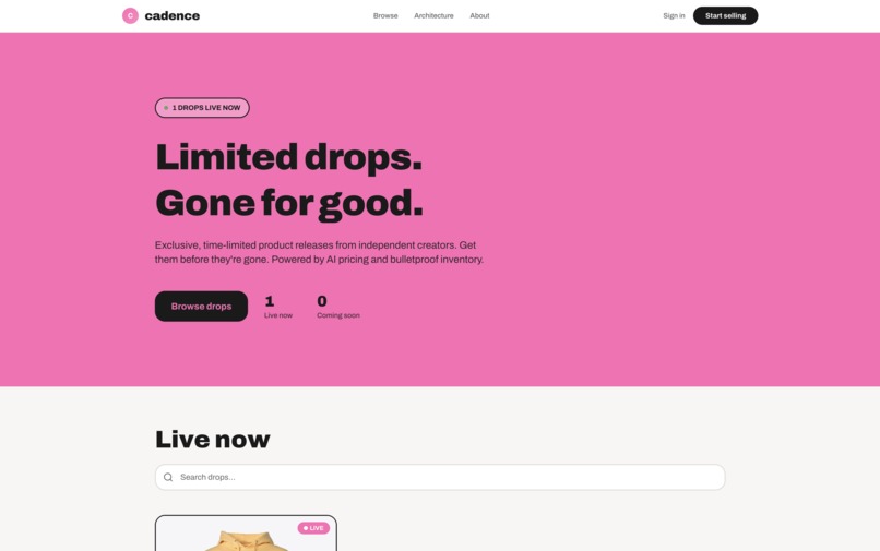 Cadence – screenshot 1