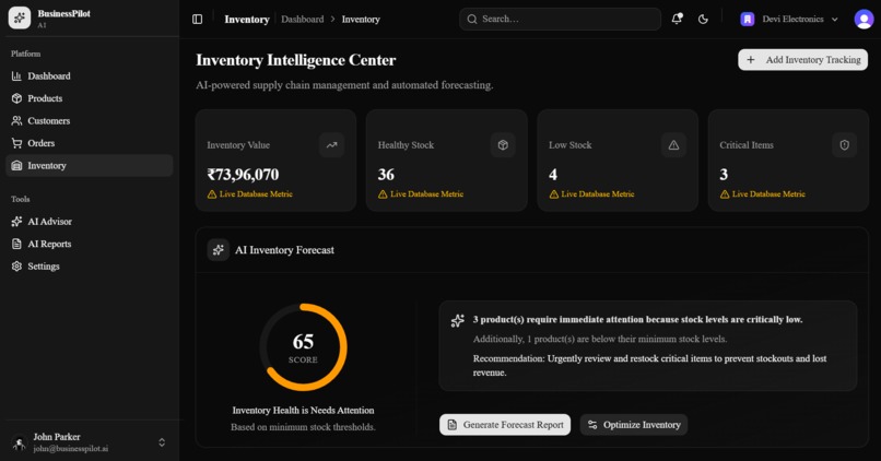 BusinessPilot AI – screenshot 3