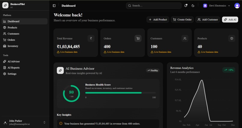 BusinessPilot AI – screenshot 2
