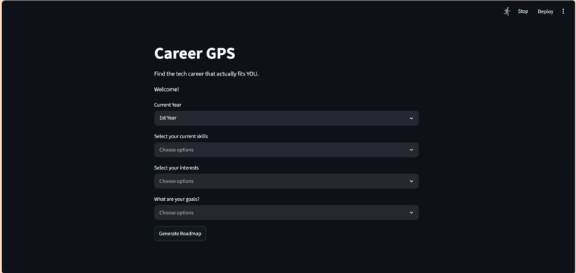 Career GPS – screenshot 1