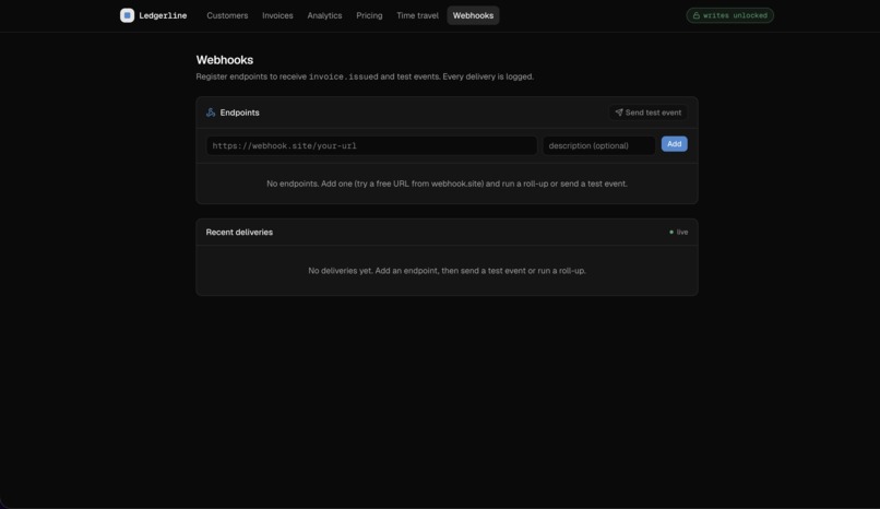 Ledgerline - Usage-based billing infrastructure for B2B SaaS – screenshot 5