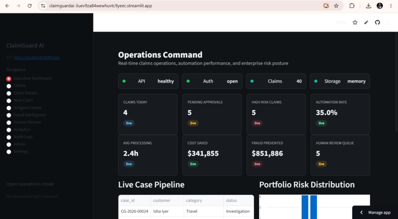 ClaimGuard-AI – screenshot 1