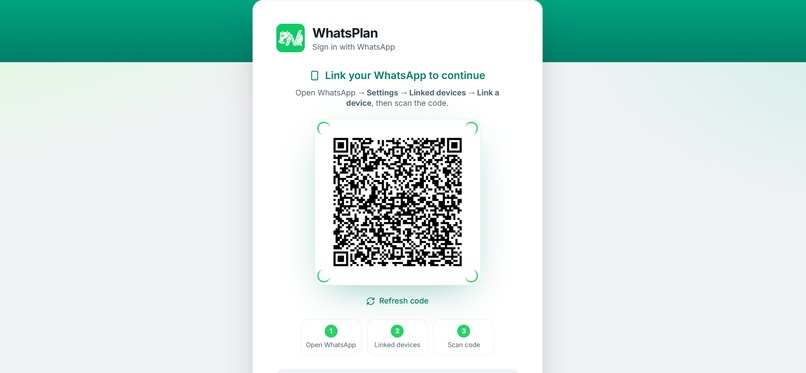 WhatsPlan – screenshot 2