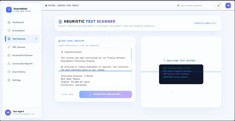StudentShield AI – screenshot 2
