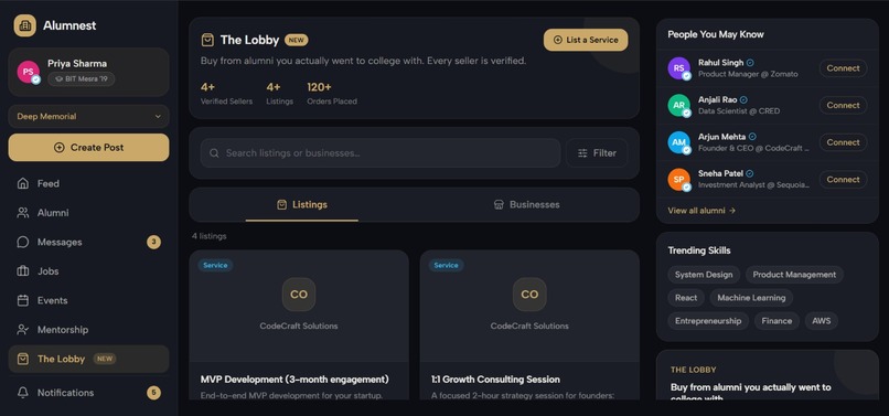 Alumnest – screenshot 6