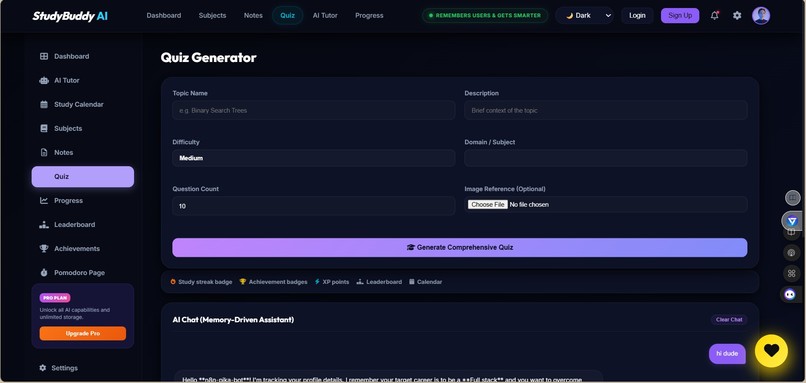 StudyBuddy AI – MemoryAgent – screenshot 7