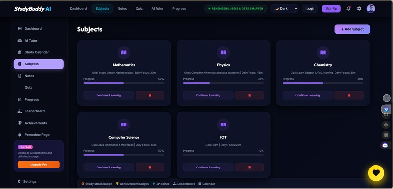 StudyBuddy AI – MemoryAgent – screenshot 5
