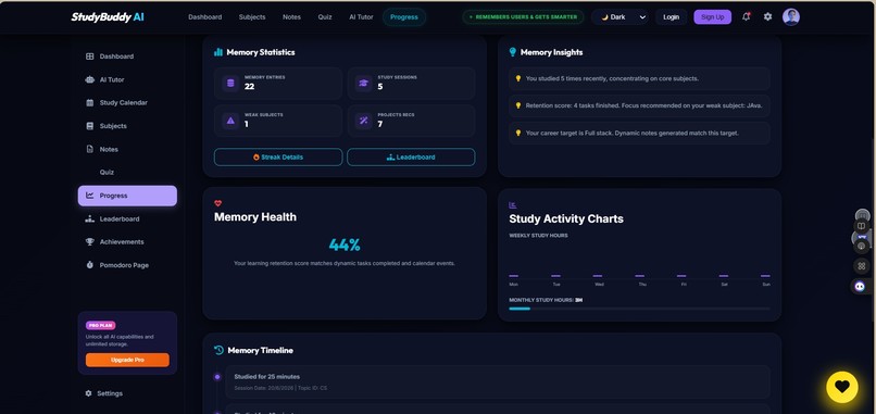 StudyBuddy AI – MemoryAgent – screenshot 3
